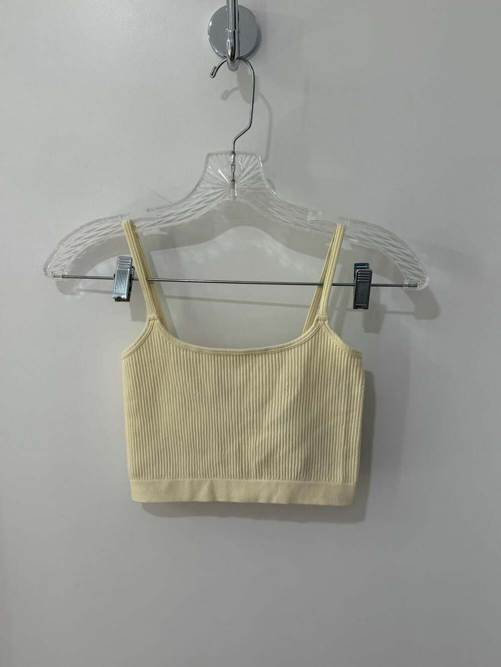 Intimately Free People Square Neck Ribbed Seamless Crop Cami